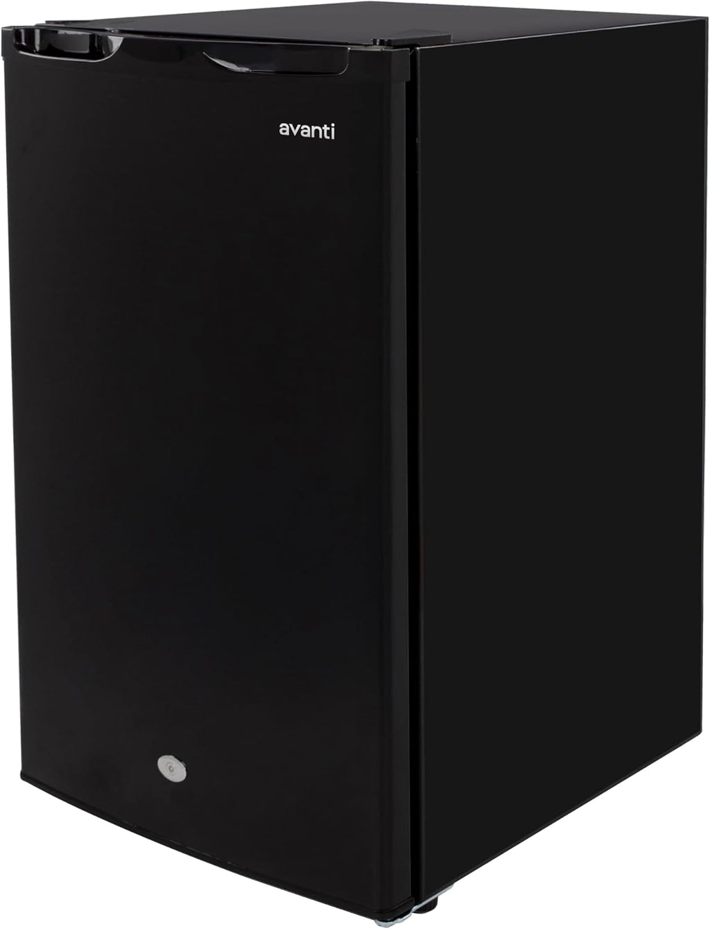 Avanti AR44 4.4 cu. ft. Compact Refrigerator, in Stainless Steel, Black