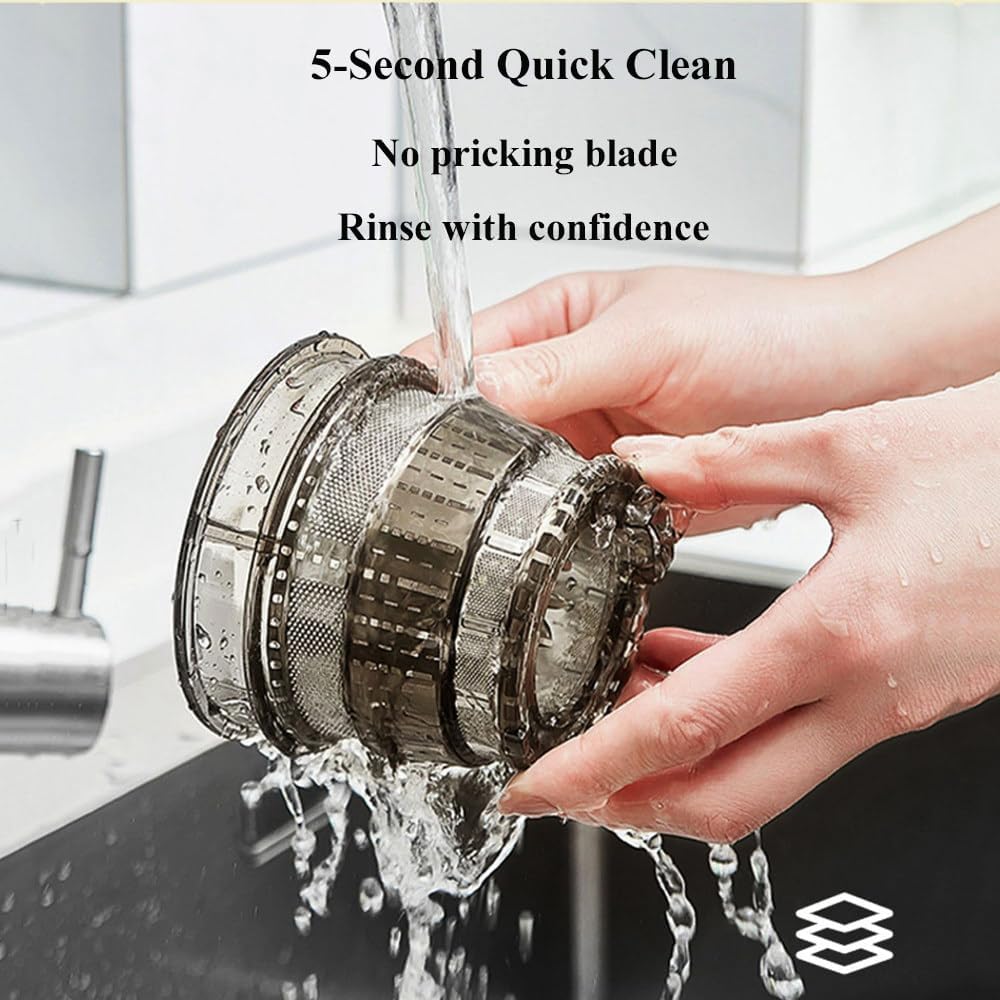 Juicer Machine,Centrifugal Juicer Machine With 3' Feed Chute,800W Power,500ML Juicer,Juice Yield Up To 98%,For Whole Fruits And Veg,Easy To Clean,With Push Rod,Juice Cup*2,Blue