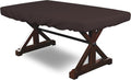 Covers & all Poker Table Cover 12 Oz Waterproof - 100% Weather Resistant Outdoor Game Table Cover with Elastic at 4 Sides (94' W x 44' D x 8' H Inches, Coffee)