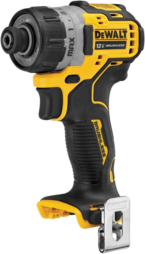 DEWALT XTREME 12V MAX* Cordless Screwdriver, 1/4-Inch, Tool Only (DCF601B)