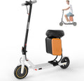 Qlaway Electric Scooter for Adults, 350W/500W Motor, 16-22 Miles Range, 8.5'/10' Solid Tires, Dual Braking & Suspension, Folding Portable Commuting E-Scooter with App