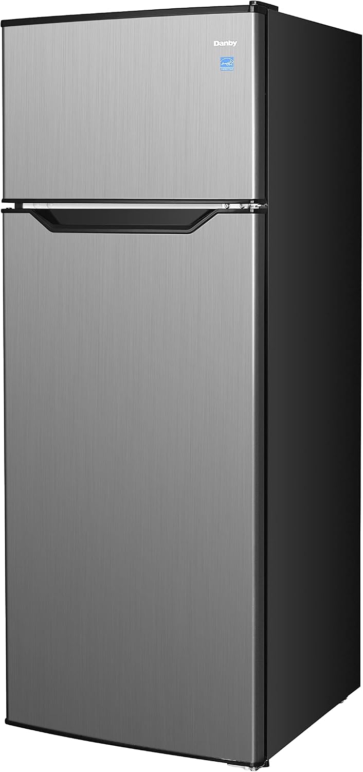 Danby DPF074B2BSLDB-6 7.4 cu. ft. Apartment Size Fridge in Stainless Steel