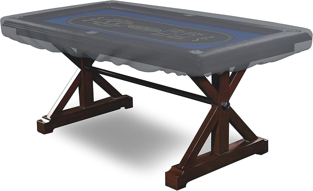 Covers & all Poker Table Cover 12 Oz Waterproof - 100% Weather Resistant Outdoor Game Table Cover with Elastic at 4 Sides (94' W x 44' D x 8' H Inches, Grey)