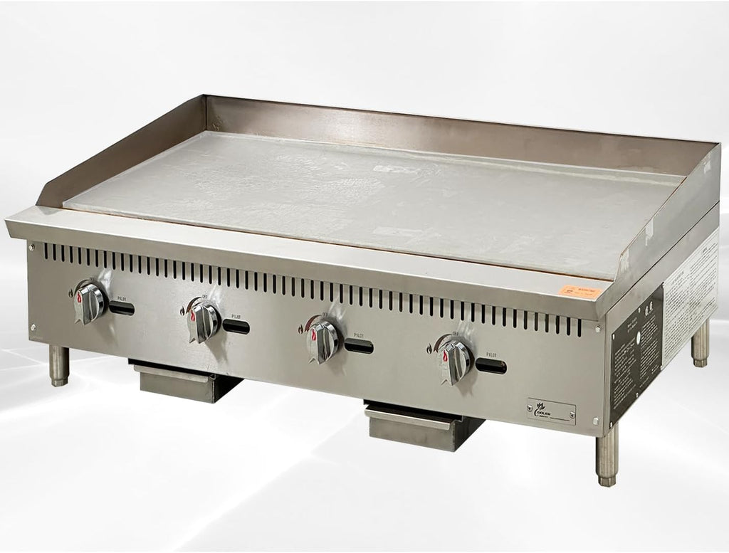 Commercial Griddle Manual 48' Countertop Natural Gas - 120000 BTU ETL CD-MG48
