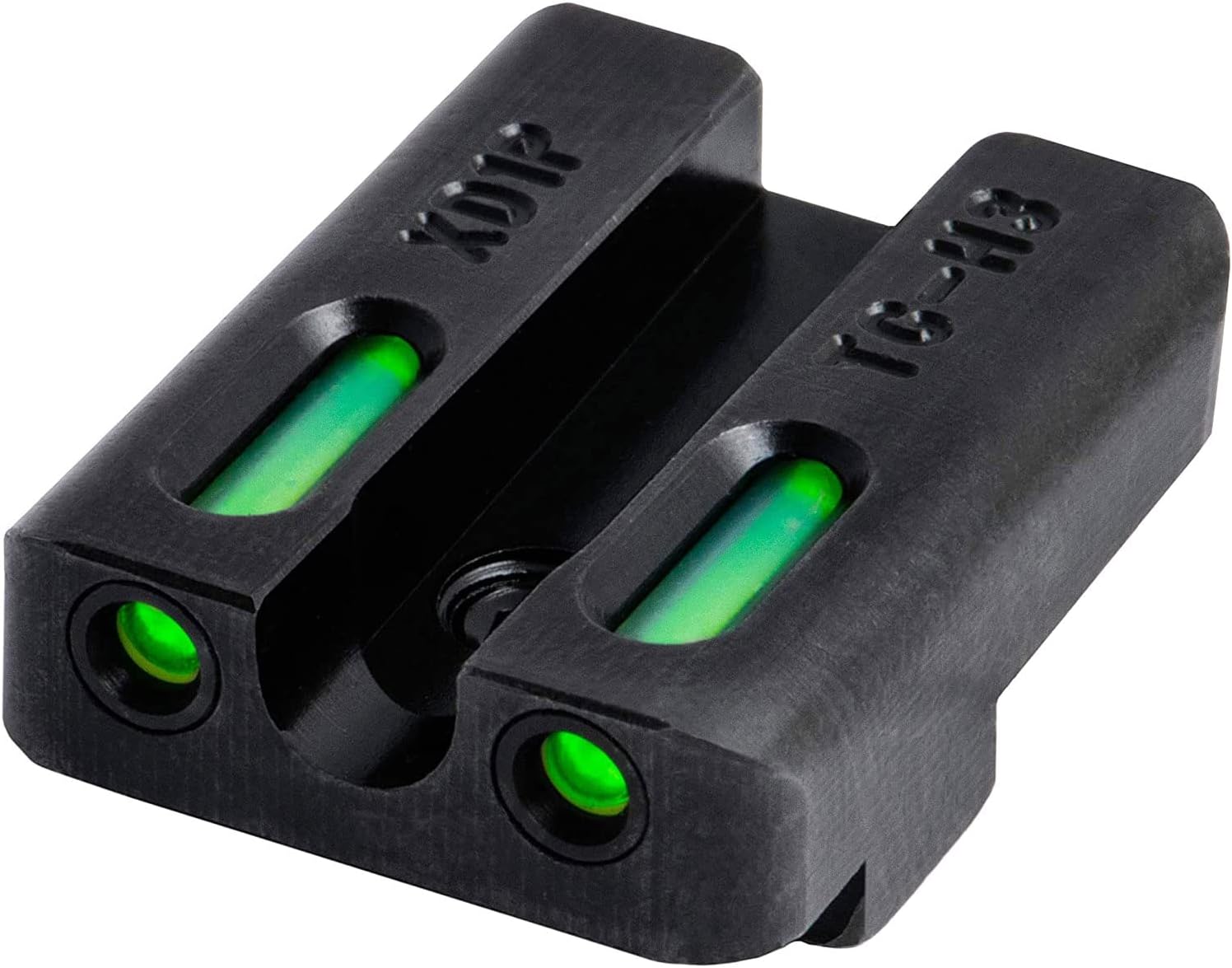 Truglo TFX PRO Handgun Sight, Glowing Shock Proof Tritium and Fiber Optic Night Sight for Handguns, Compact, Durable, and Snag Free Sight