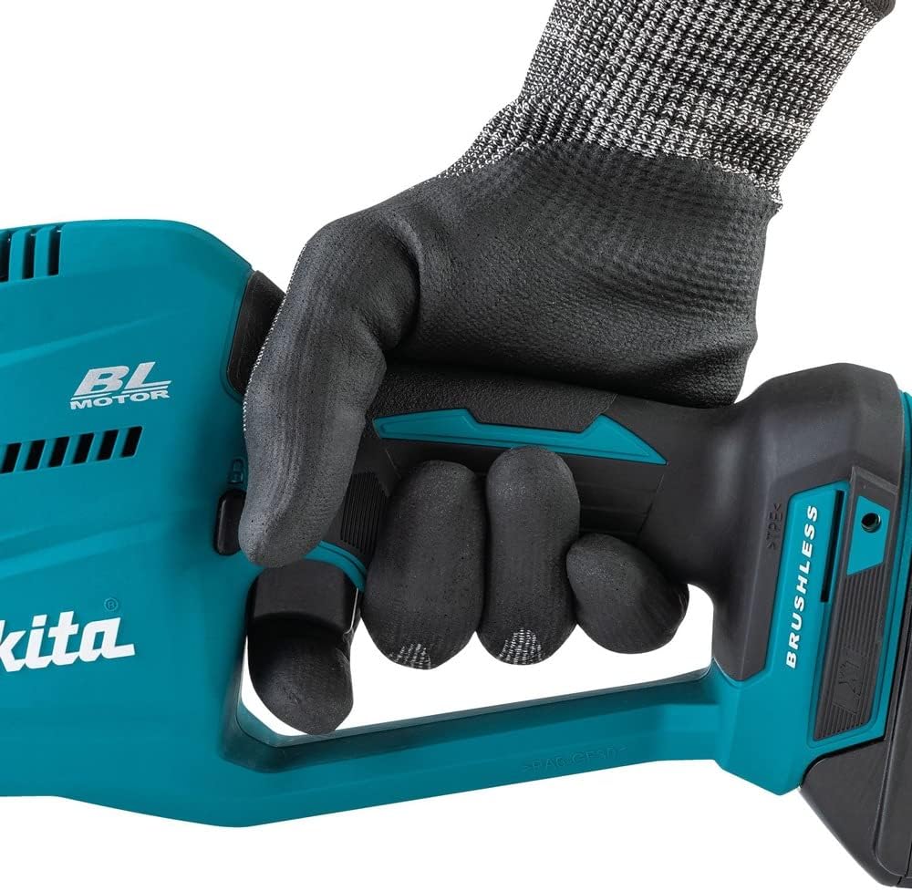 Makita XRJ08Z 18V LXT® Lithium-Ion Brushless Cordless Compact One-Handed Recipro Saw, Tool Only