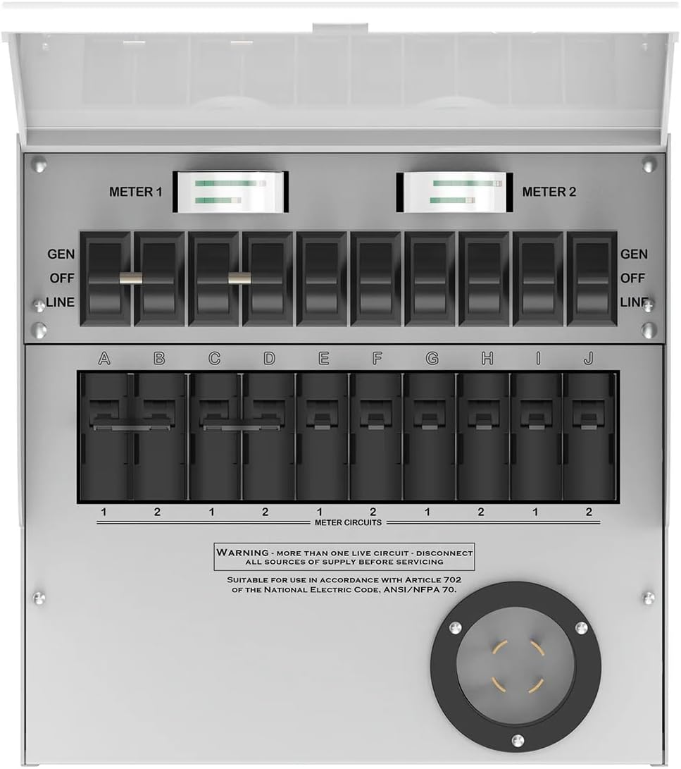 BLUETTI Home Integration Kit for Connecting 2 Sets of AC300&B300 Portable Power Stations w/Main Panel to Build up a Max 12288Wh / 240V / 6000W Backup System