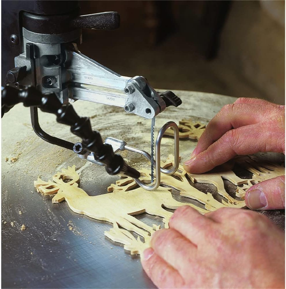 DEWALT Scroll Saw, 1.3 Amp, 20 in Steel Blade, With Variable-Speed Trigger, For Precise Cuts (DW788)