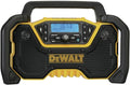 DEWALT 12V/20V MAX Portable Bluetooth Radio, Cordless, 100 ft Range, 3.5' Subwoofers, Jobsite (DCR028B)