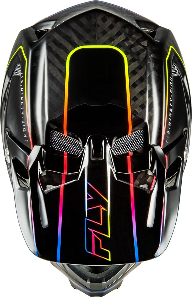 FLY Racing WERX-R Carbon Full-Face Mountain Bike Helmet — 12K Carbon Shell, RHEON, Triple-Density EPS, TFV Ventilation, Quick-Release Cheek Pads — Downhill / BMX