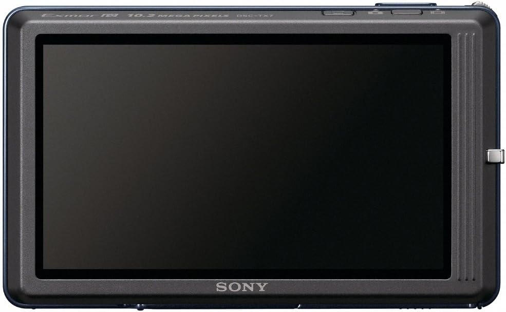 Sony DSC-TX7 10.2MP CMOS Digital Camera with 4x Zoom with Optical Steady Shot Image Stabilization and 3.5 inch Touch Screen LCD (Blue)