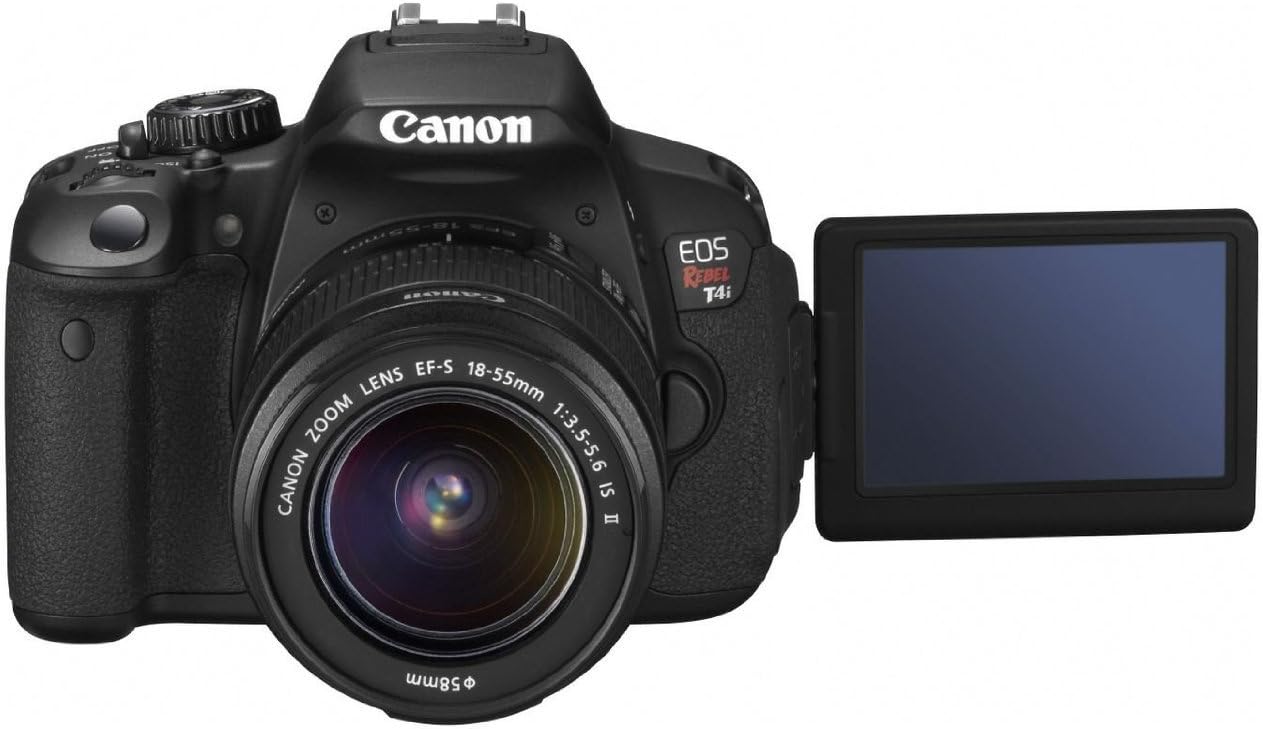 Canon EOS Rebel T4i 18.0 MP CMOS Digital Camera with 18-135mm EF-S is STM Lens