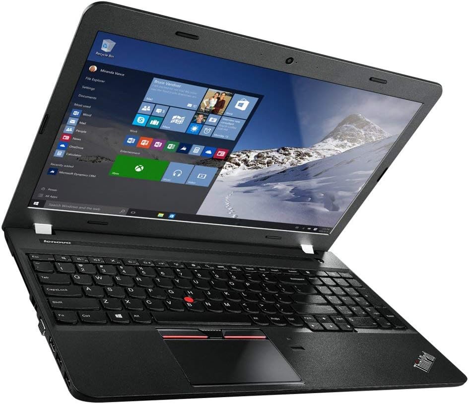 Lenovo ThinkPad E560 Laptop, Intel Core i5-6200U 2.3GHz, 500GB SATA, 4GB DDR3, 802.11ac, Bluetooth, Win7Pro, Black, 15.6' (Renewed)
