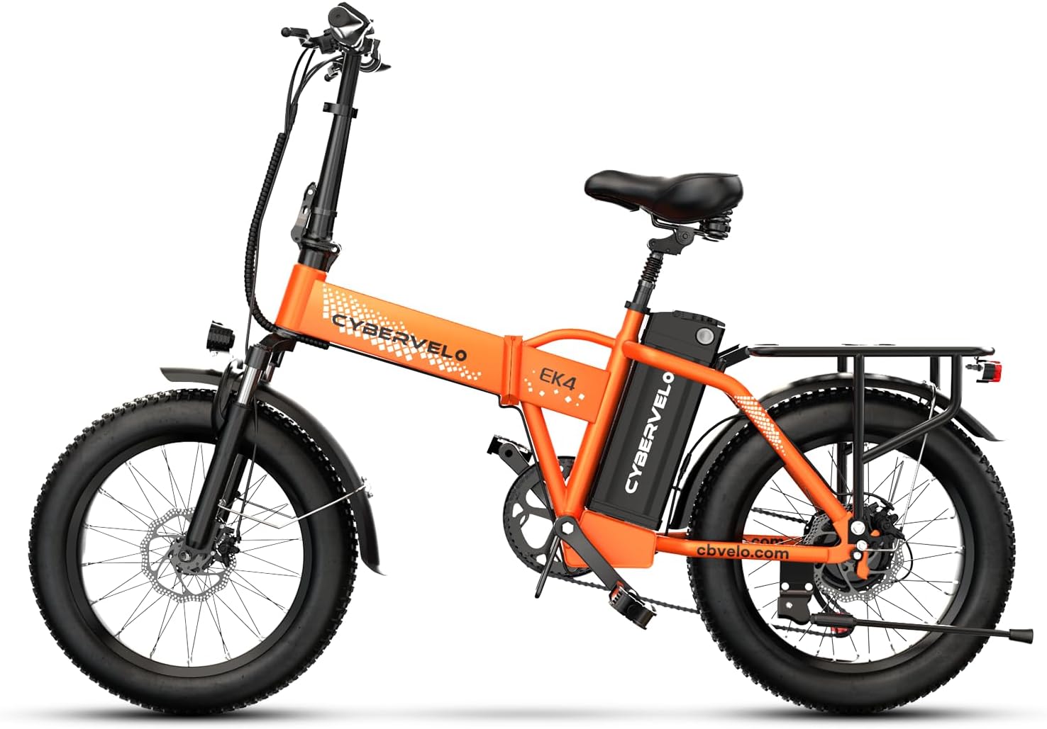 YorkE 1000W Folding Electric Bike, 48V 20AH Large Removable Battery E Bike, 30+MPH, 80 Miles Max Range, 20' Fat Tire Electric Bike for Adults, Adult Electric Bicycles for Commute, 7-Speed