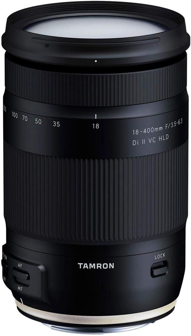 Tamron 18-400mm F/3.5-6.3 DI-II VC HLD All-In-One Zoom For Canon APS-C Digital SLR Cameras (6 Year Limited USA Warranty)