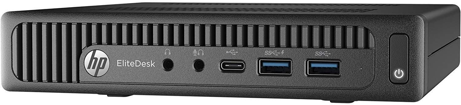 HP EliteDesk 800 G2 Mini Business Desktop PC Intel Quad-Core i3-6100T up to 3.2G,16GB DDR4,512GB SSD,VGA,DP Port,Windows 10 Professional 64 Bit-Multi-Language-English/Spanish (Renewed)