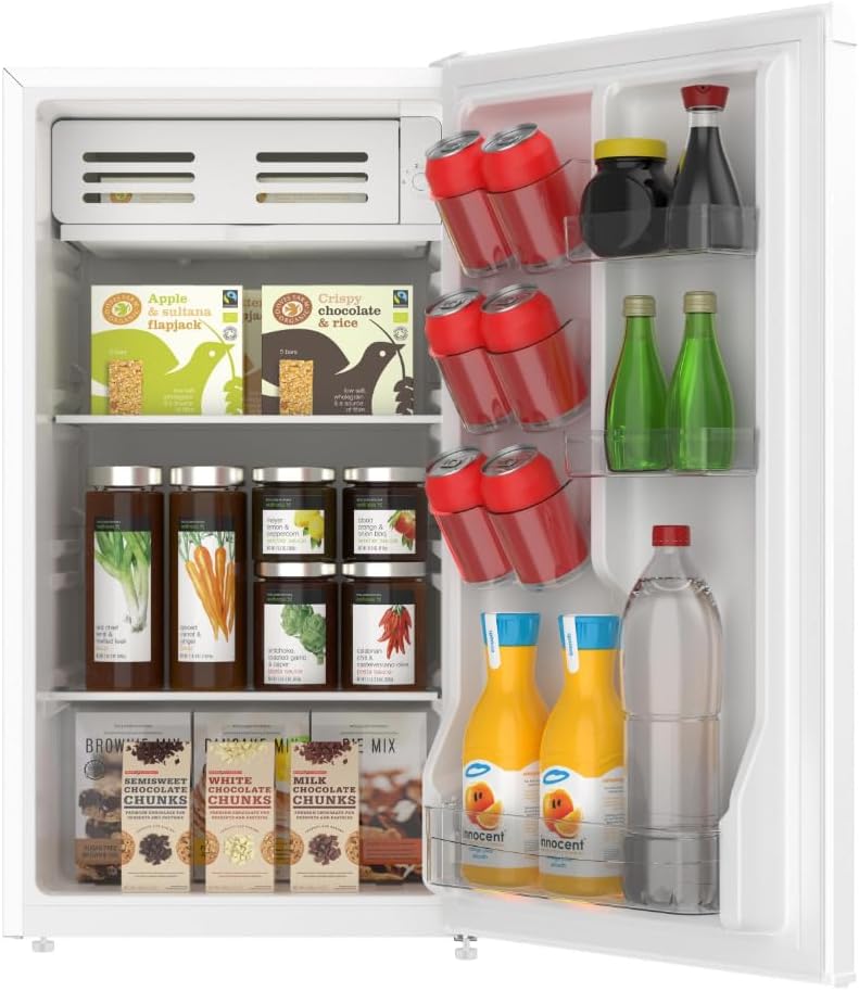 ARCTIC CHEF Mini Fridge Compact Refrigerator, 3.2 Cu Ft, White
