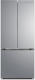 Hamilton Beach HBF1770 French Door Counter Depth Refrigerator with Freezer Drawer, 17.7 cu ft, Stainless Steel (Full Size)