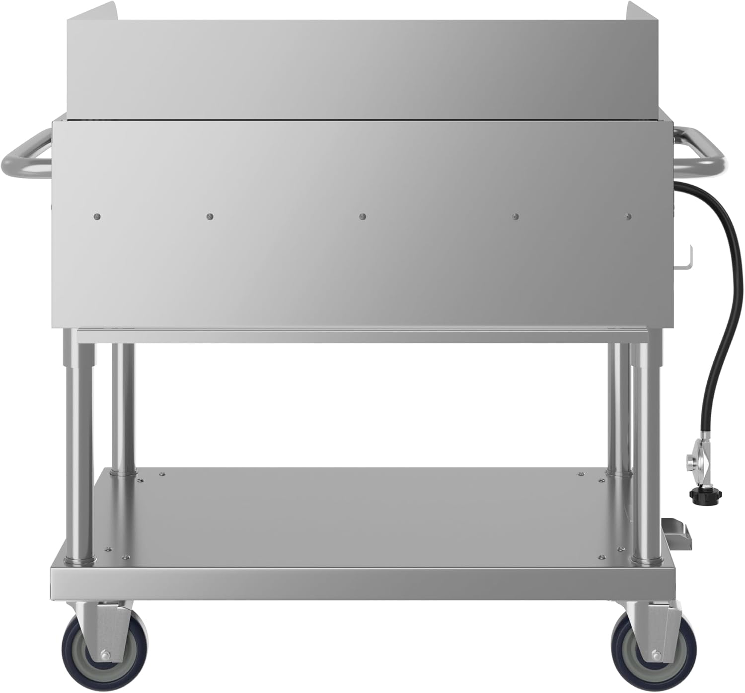 36 in. Commercial Outdoor Propane Grill with Griddle in Stainless-Steel, ETL Listed (CGKIT3-36G)