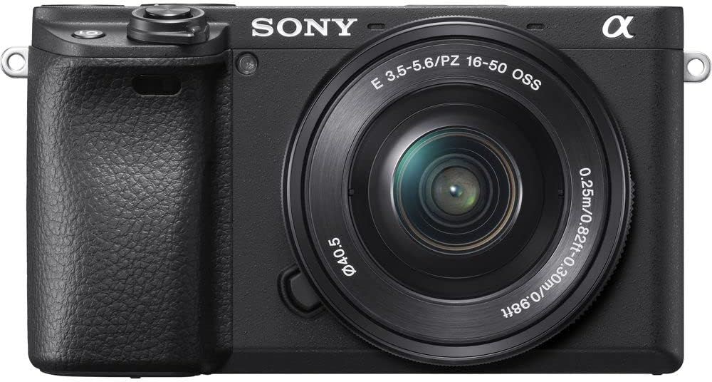 Sony Alpha a6400 Mirrorless Digital Camera with 16–50mm Power Zoom Lens (ILCE-6400L/B) – 24.2 MP APS-C, 4K Video, Real-Time Eye AF + 64GB Memory Card + NP-FW50 Battery and More