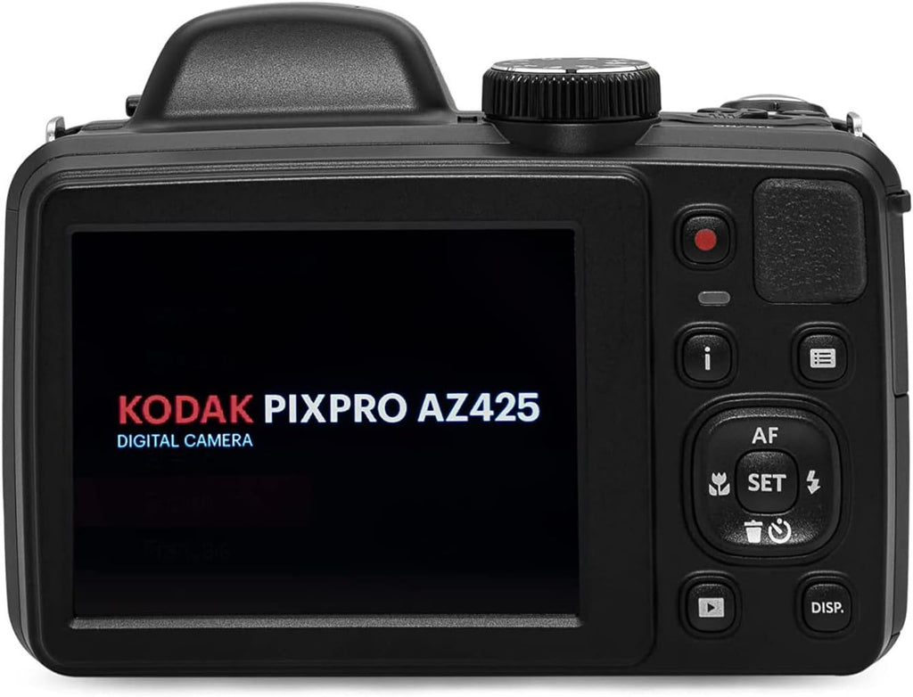 Kodak PIXPRO AZ425 Astro Zoom 20MP Digital Camera with 42X Optical Zoom (Black) Bundle with 64GB SD Card and Accessory Kit (3 Items)