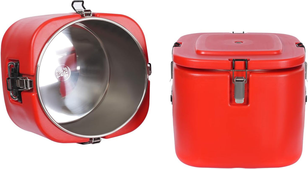 2 Pcs Insulated Beverage Containers, 5.28Gal Food Warmers Food Hot Box, Portable Cold Hot Drink Container, Insulation Food Soup Warmer with Carrying Handles