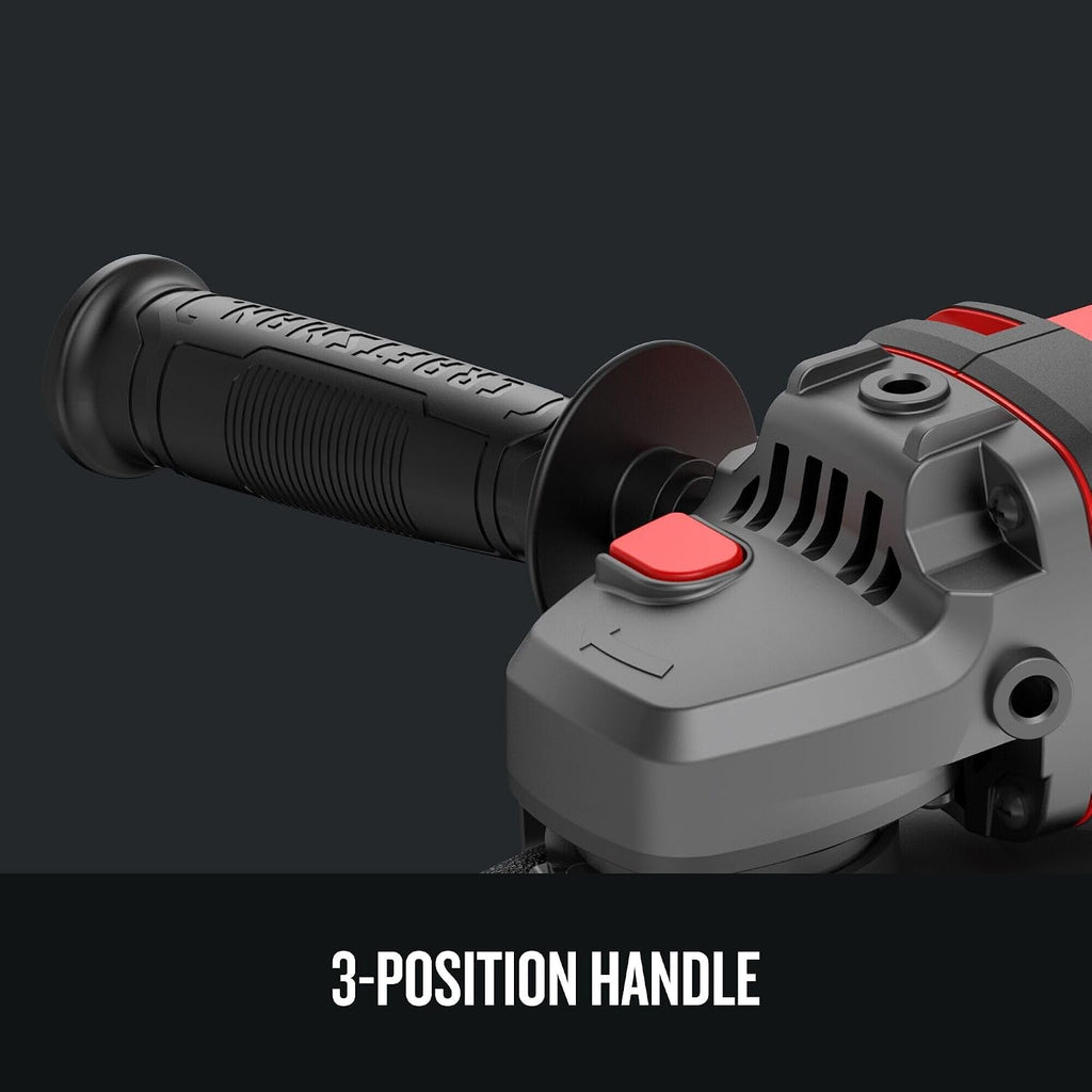 CRAFTSMAN V20 Cordless Angle Grinder Tool Kit, 4-1/2 inch, Battery and Charger Included (CMCG400M1)