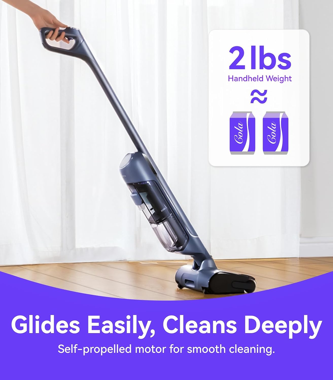NARWAL S20 Pro Cordless Vacuum Mop with Self-Cleaning, Wet Dry Vacuum Cleaner for Hard Floors, Ideal for Families with Kids and Pets (Renewed)