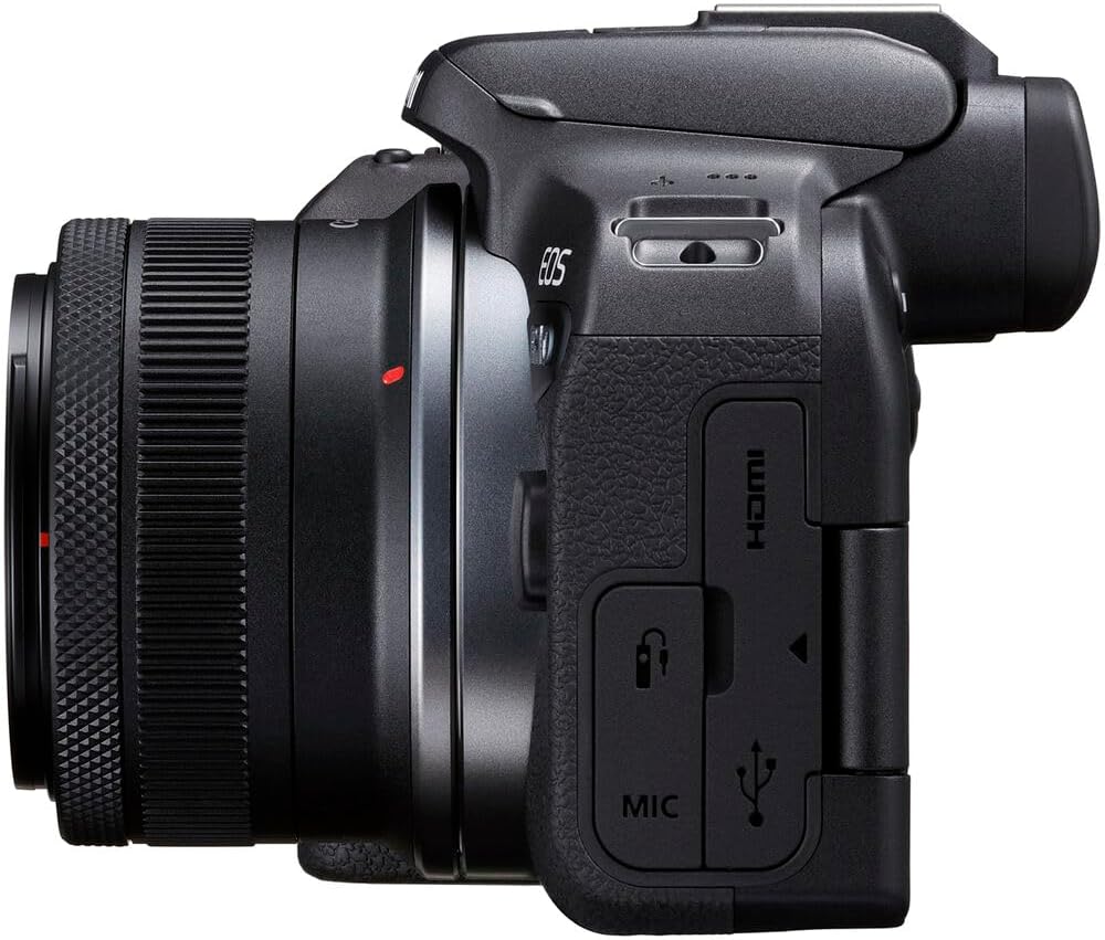 Canon EOS R10 Mirrorless Camera Kit with RF-S 18-45mm Lens | 24.2MP APS-C, 4K Video, Dual Pixel AF, 15fps Burst, Perfect for Beginner Photographers & Vloggers (5331C009) + 64GB Card + Shoulder Bag