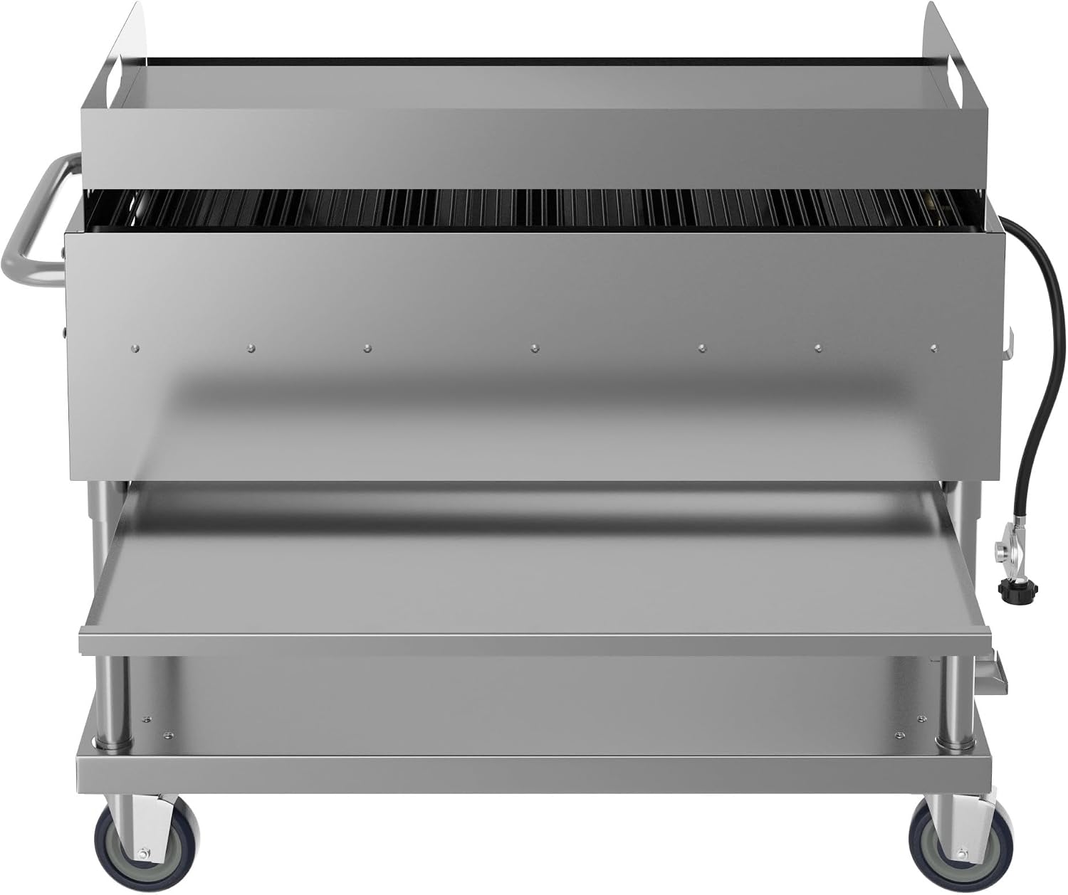 48 in. Commercial Outdoor Propane Gas Grill with Griddle, ETL Listed in Stainless-Steel (CGKIT4-48G)