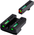Truglo TFX PRO Handgun Sight, Glowing Shock Proof Tritium and Fiber Optic Night Sight for Handguns, Compact, Durable, and Snag Free Sight