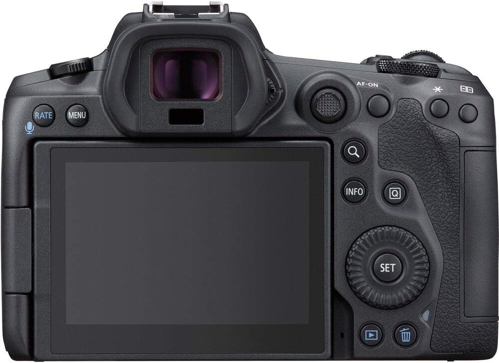 Canon EOS R5 Mirrorless Digital Camera (Body Only) (4147C002) + 2 x 64GB Memory Card + Case + Corel Software + 3 x LPE6 Battery + External Charger + Card Reader + Light + HDMI Cable + More