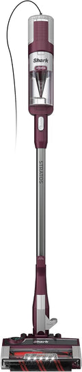 Shark HZ3000 Stratos Ultralight Corded Stick Vacuum with DuoClean PowerFins HairPro, Self-Cleaning Brushroll, & Odor Neutralizer Technology, Red Plum (Renewed)
