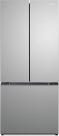 COSMO COS-RFFV183RS 30 in. Vista Collection 17.5 cu. ft. Counter Depth 3-Door French Door Refrigerator, Freezer Drawer, Stainless Steel