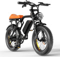 1500W Peak Motor Electric Bike for Adults, 33MPH & 40-75 Miles, 48V 15.6Ah Removable Battery Electric Dirt Bike, with 3 Riding Modes, Dual Suspension Ebike, 20' Fat Tire E-Bike for All-Terrain