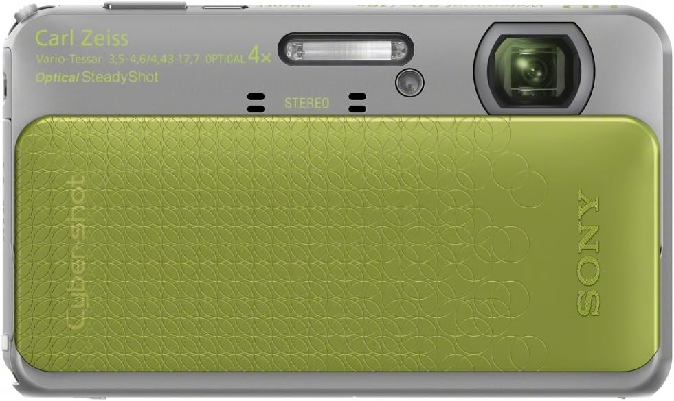 Sony Cyber-shot DSC-TX20 16.2 MP Exmor R CMOS Digital Camera with 4x Optical Zoom and 3.0-inch LCD (Green) (2012 Model)