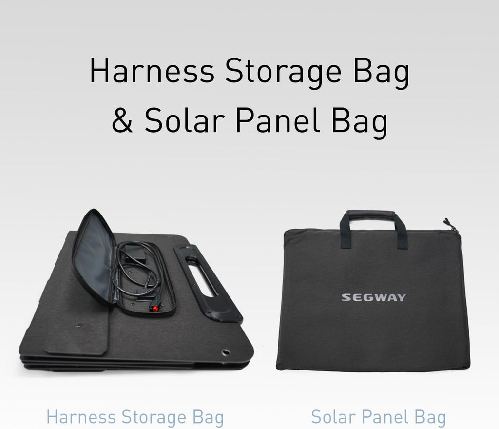 Segway SP200 Portable Solar Panel 200 Watt 20 Volt, High Efficiency Monocrystalline PV Module Power Charger for RV Rooftop Farm and Camping Hiking Off-Grid Living, Compatible with Segway Cube Series
