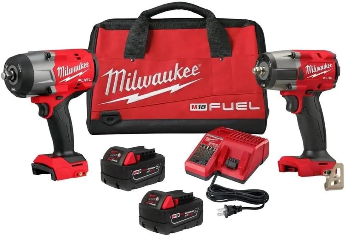 Milwaukee Electric - M18 Fuel 1/2 HTIW 3/8 MTIW Automotive Combo K