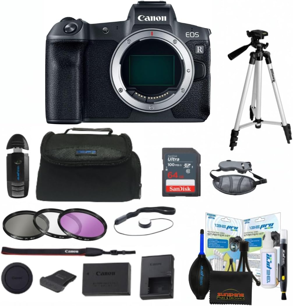 Canon EOS R Mirrorless Digital Camera (Body Only) (w/Sunshine Photo Pro Bundle)