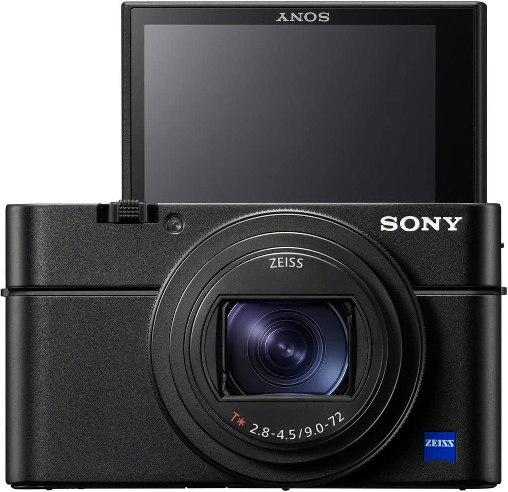 Sony Cyber-Shot RX100 VII Digital Camera (DSC-RX100M7) – 20.1MP 1-Inch Stacked CMOS Sensor | ZEISS 24–200mm Zoom Lens + 2 x 64GB Card + Case + 3 x NP-BX1 Battery + More
