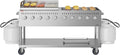 72 in. Commercial Outdoor Propane Gas Grill with 36 in. Griddle in Stainless-Steel, ETL Listed (CGKIT7-G36)