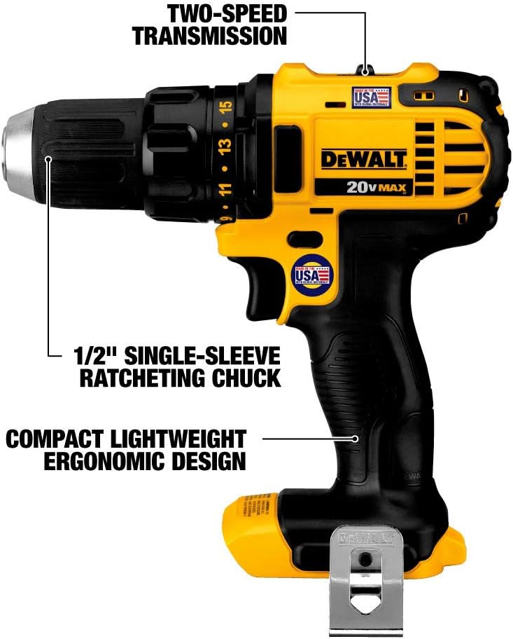 DEWALT 20V MAX Combo Kit, Power Tool Combo Kit, Compact 6-Tool (DCK620D2)