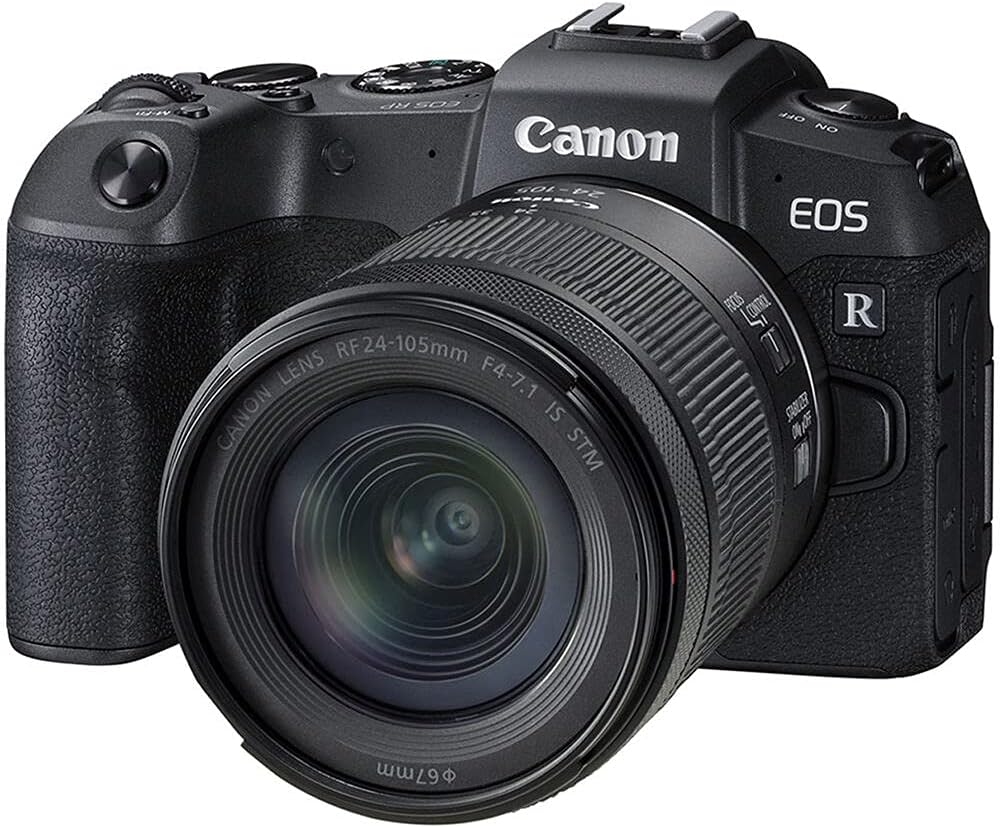 Canon EOS RP Mirrorless Digital Camera with 24-105mm f/4-7.1 Lens, + EOS Camera Bag + Sandisk Extreme Pro 64GB Card + 6AVE Electronics Cleaning Set, and More