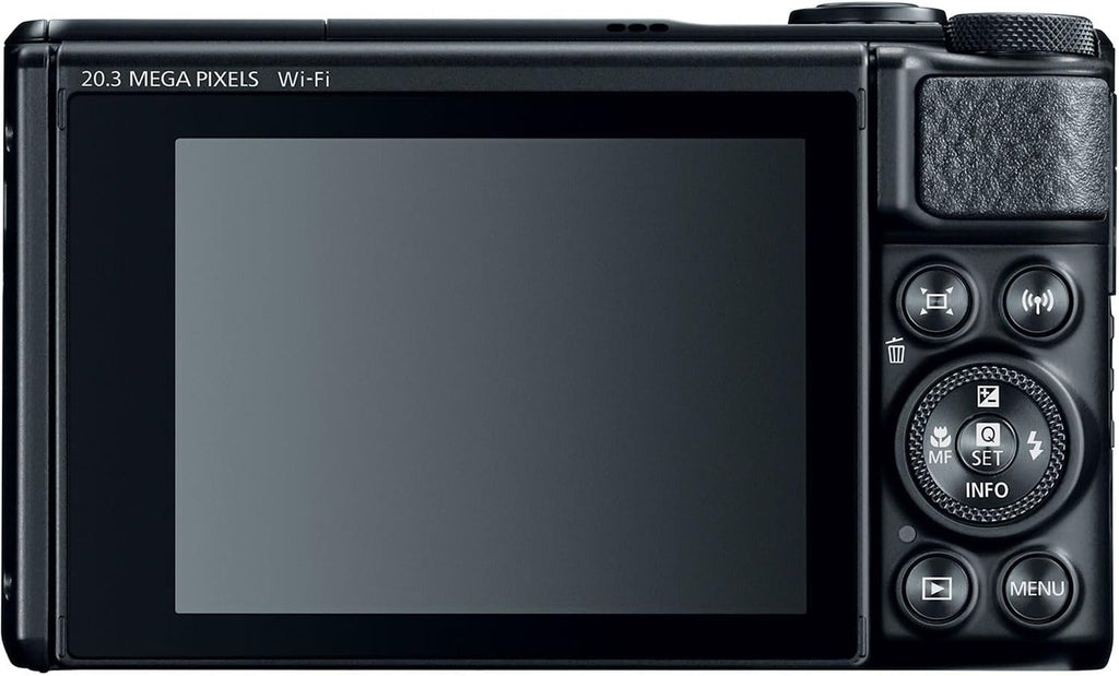 Canon PowerShot SX740 HS Digital Camera (Black) 4PC Bundle - Includes 64GB SD Memory Card + Padded Carrying Case + Microfiber Cleaning Cloth