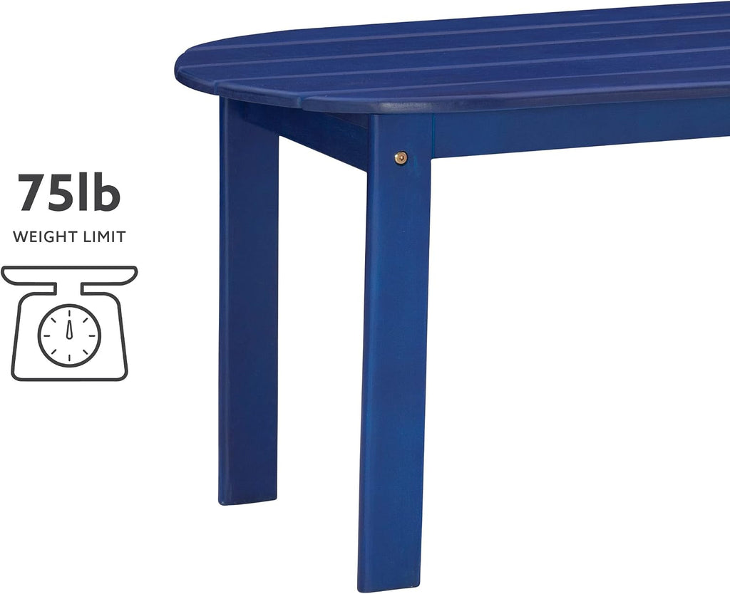 Linon Jayde Outdoor Blue Adirondack Coffee Table