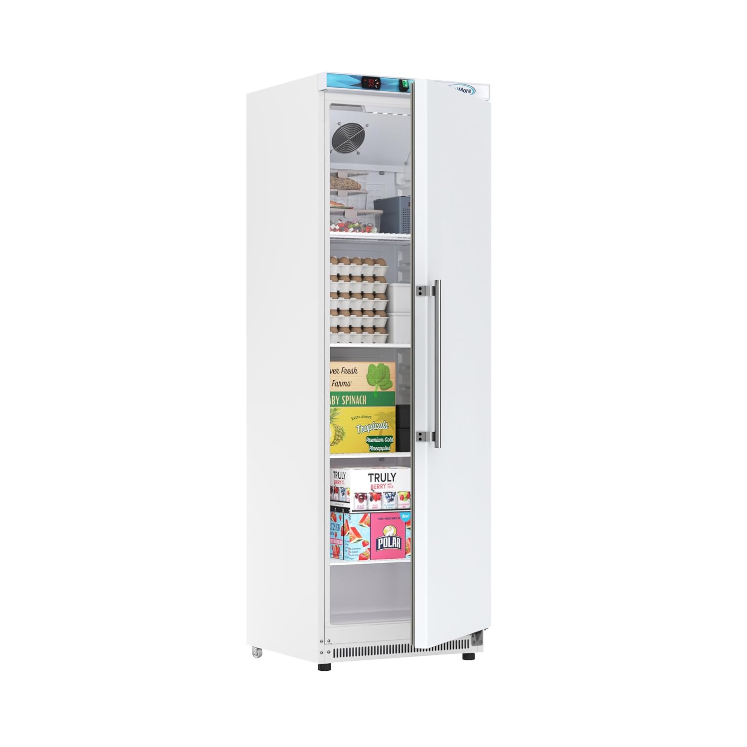 KoolMore 12 Cu. ft. Commercial Reach in Refrigerator in White with Manual Defrost (KM-RMD12WH)