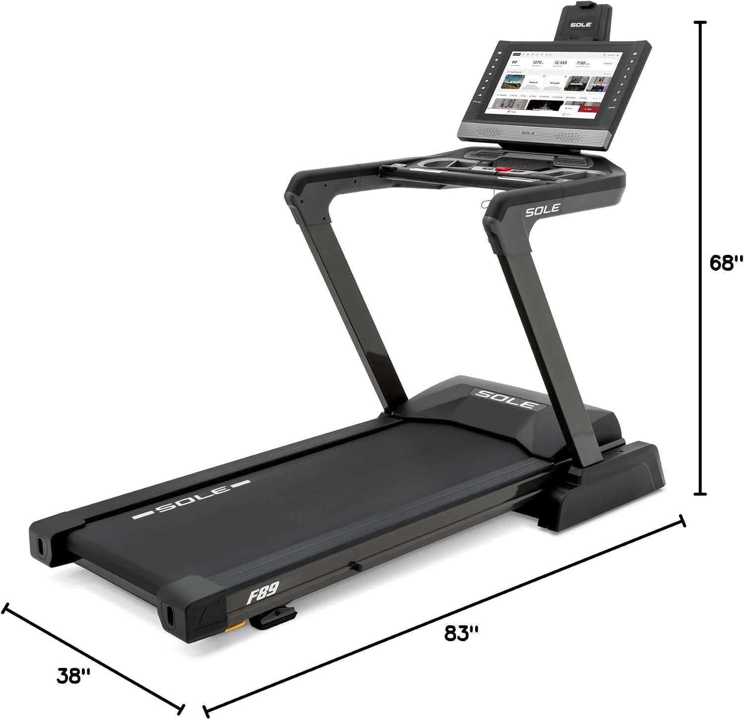 SOLE Fitness F63, F65, F80, F85, TT8 Treadmill With Incline, Bluetooth, Foldable Option - For Home, Work From Home Fitness, Running and Walking