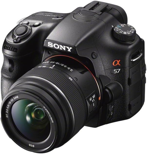 Sony Alpha SLT-A57K 16.1 MP Exmor APS HD CMOS Sensor DSLR with Translucent Mirror Technology, 3D Sweep Panorama and 18-55mm Zoom Lens