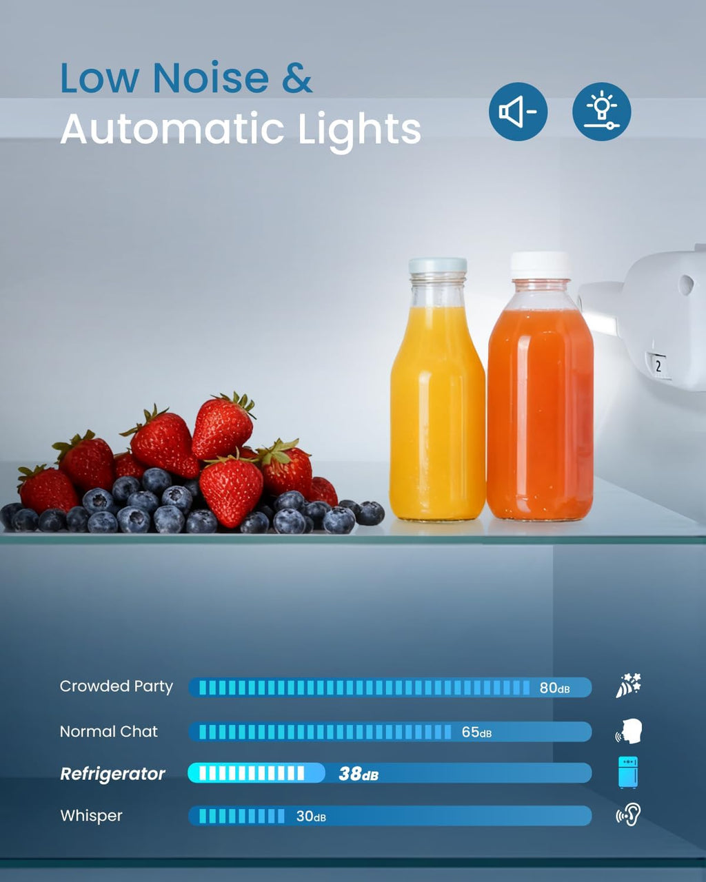 Feelfunn 3.2 Cu.Ft Mini Fridge with Freezer - 2 Door Small Refrigerator, Mini Refrigerator with Adjustable Thermostat, Removable Shelves, Mini Fridge for Bedroom, Office, Dorm, Apartment, Black