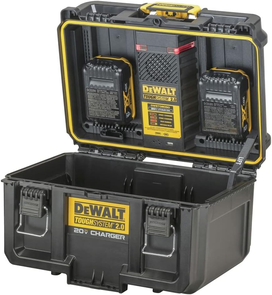 DEWALT Toughsystem 2.0 20V Dual Port Charger (DWST08050)